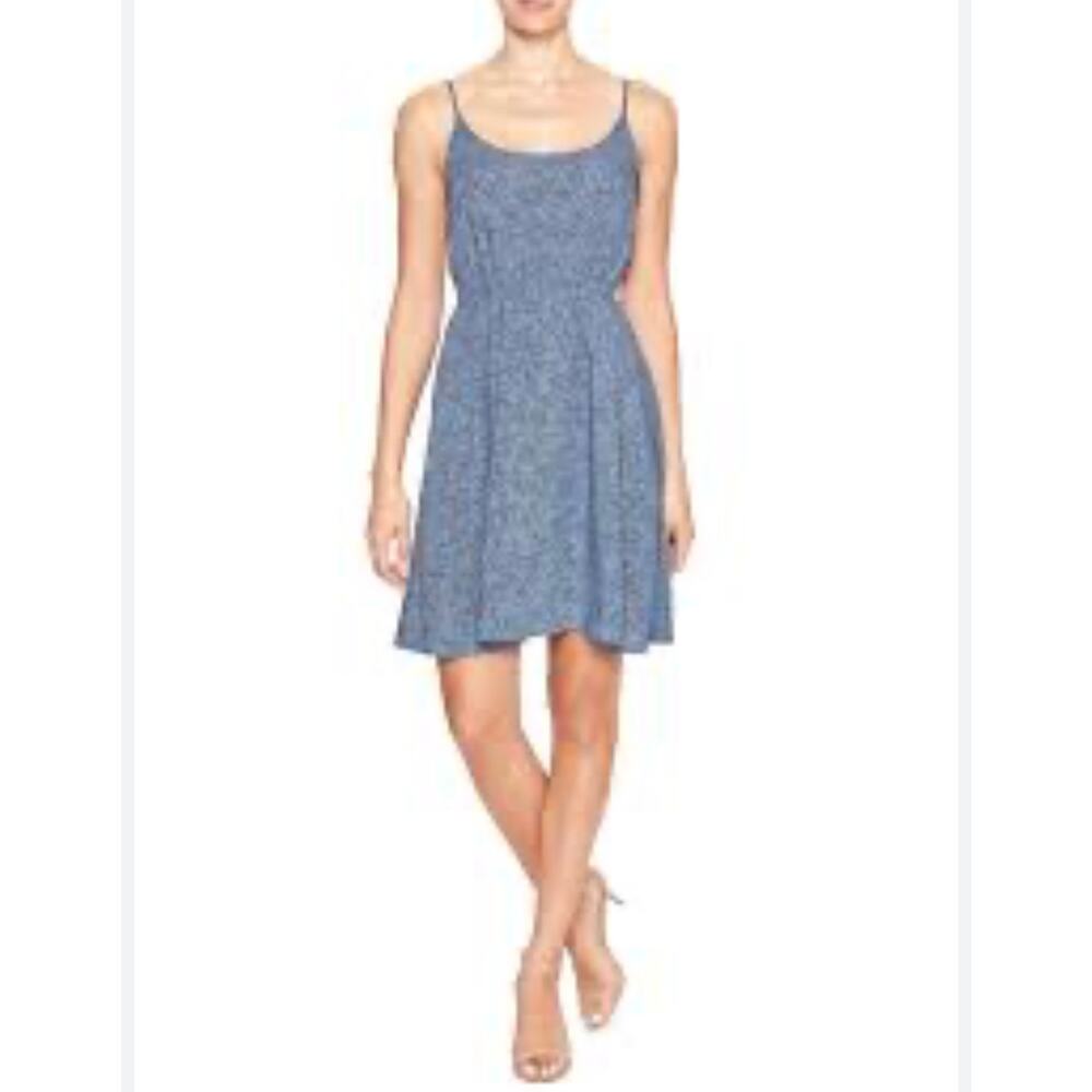 NEW Old Navy Women's Cami Dress Small Lightweight Mini Scoop Neck Summer Blue
